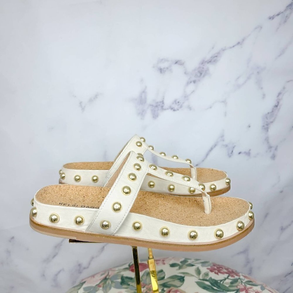 Kelsi Dagger Brooklyn | Surface Studded Slide Sandal | Sz 7 - Picture 4 of 16